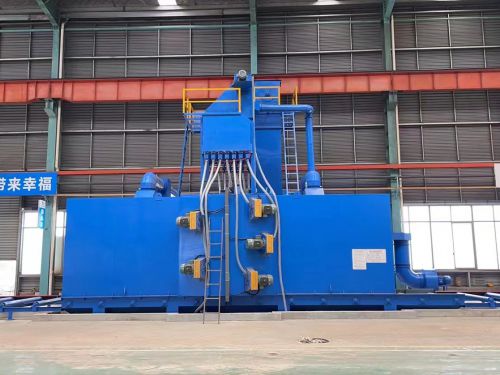 鋼結(jié)構(gòu)輥道通過(guò)式拋丸機(jī)