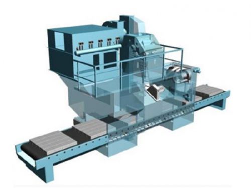 石材輥道通過式拋丸機(jī)