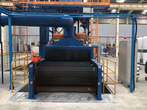 鋁合金鑄件網(wǎng)帶拋丸機(jī)