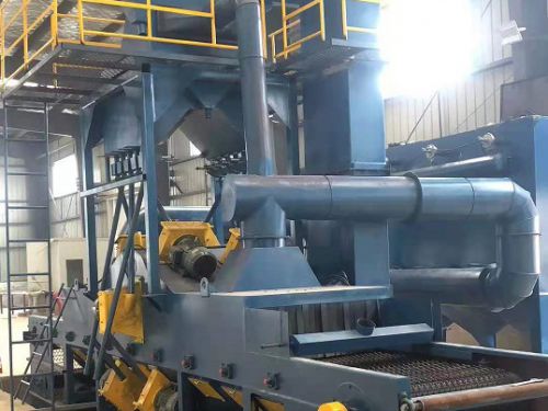 錳鋼網(wǎng)帶通過(guò)式拋丸機(jī)