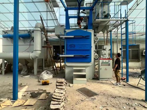 免振殼吊鉤拋丸機