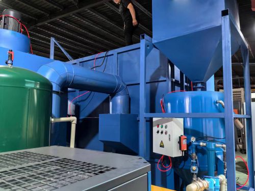 人工回收噴砂房