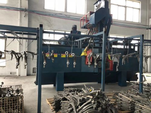 浙江湖州懸鏈通過式拋丸機