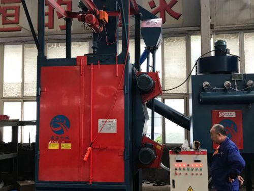 Q3710吊鉤拋丸機(jī)現(xiàn)場(chǎng)